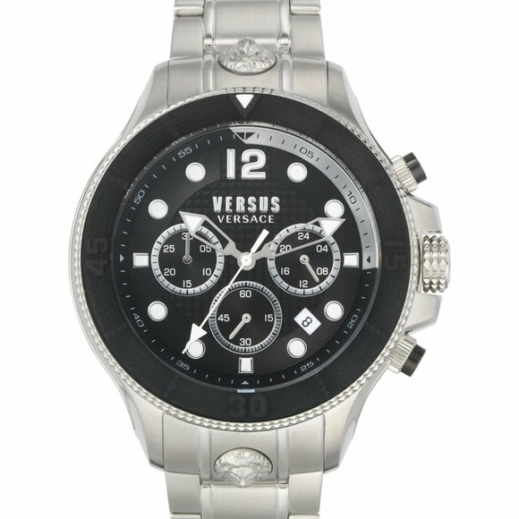 Versace Men's Two Tone 49mm Watch